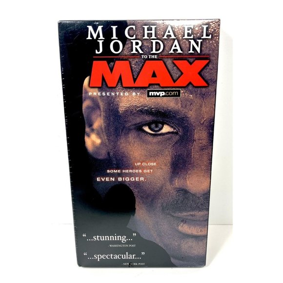 Other - Michael Jordan To The Max Sealed 2000 VHS Tape Chicago Bulls NBA Basketball MVP